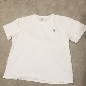 Polo by RL short sleeve crew cut tee, white!